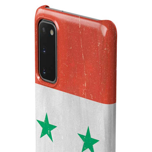Syria Flag Distressed Galaxy S20 Lite Case